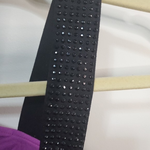 MISS ME Jean Brand Purple Asymmetric Tank Top - Picture 8 of 12